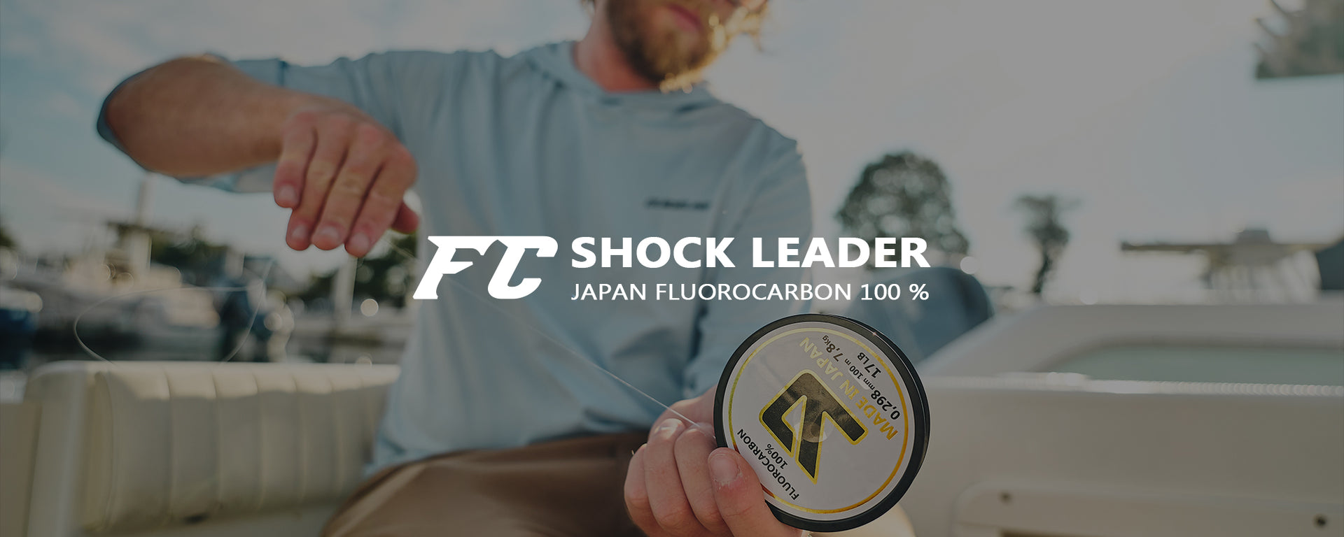 Lineas fluorocarbono pesca deportiva YKR Fishing