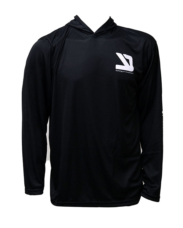 Camiseta Hoodie YKR "Blanks" UPF50+ Black