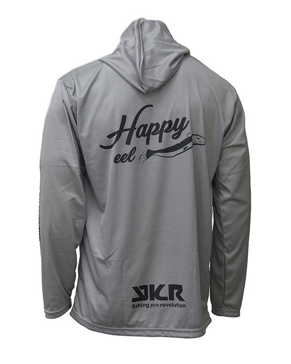 Camiseta Hoodie YKR "Happy" UPF50+ Silver
