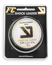 Línea de Fluorocarbono YKR FC Shock Leader 0,20 mm 100 m con resistencia de 3,9 kg.
