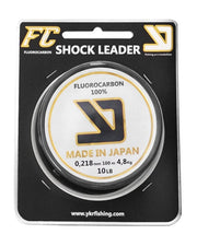 Línea de Fluorocarbono YKR FC Shock Leader 0,218 mm 100 m con resistencia de 4,8 kg.
