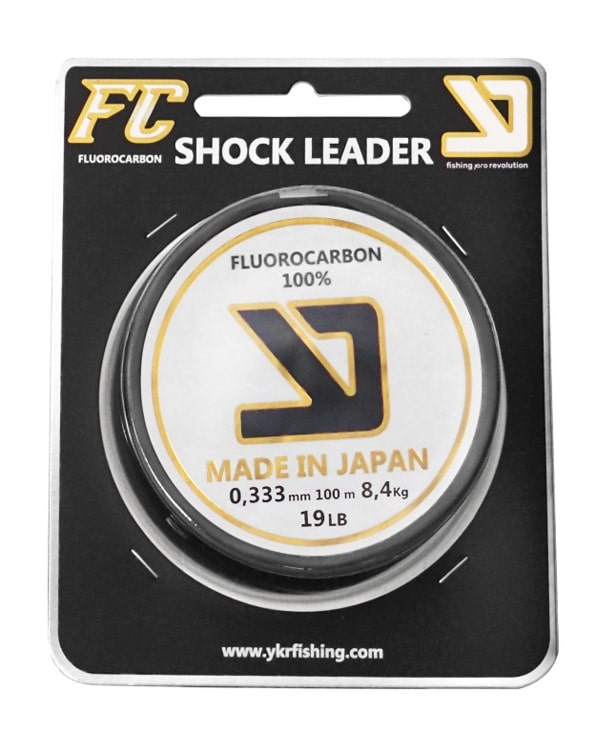 Línea de Fluorocarbono YKR FC Shock Leader 0,298 mm 100 m con resistencia de 7,8 kg