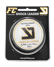 Línea de Fluorocarbono YKR FC Shock Leader 0,352 mm 100 m con resistencia de 9,1 kg.
