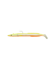 YKR Happy Eel soft lure 150 mm 50 g Yellow Tiger