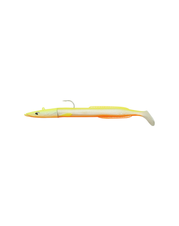 YKR Happy Eel soft lure 150 mm 50 g Yellow Tiger