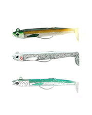 Gama completa de colores del señuelo de vinilo Kisu Shad 50 mm 8 g de YKR, diseño realista tipo anchoa.