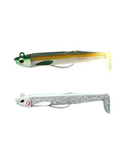 Gama completa de colores del señuelo de vinilo Kisu Shad 50 mm de YKR, diseño tipo anchoa con natación realista.