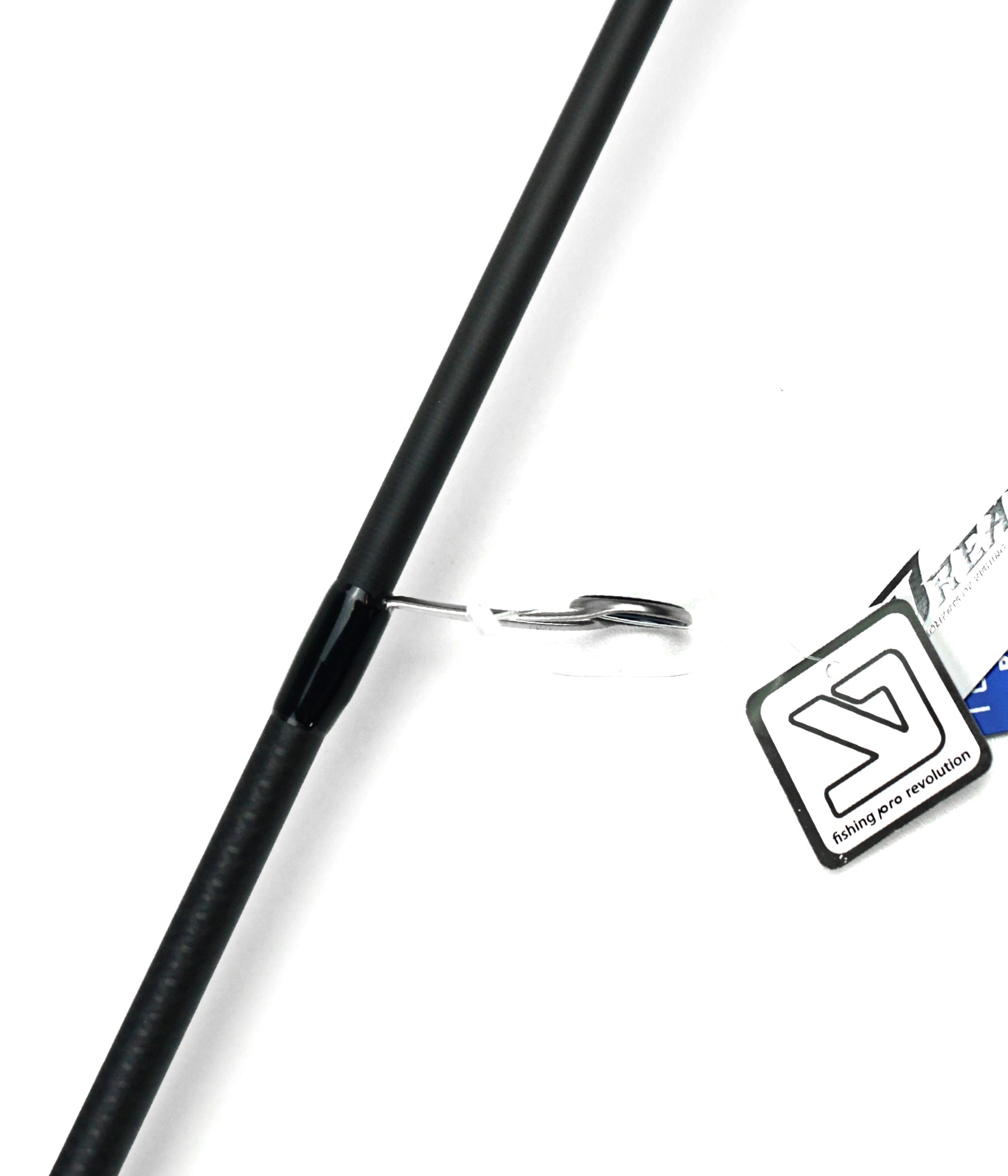 Logo DreamWalker impreso en el blank de la caña YKR White Edition