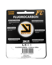 YKR FC Shock Leader Fluorocarbon 0.20 mm 100 m with 3.9 kg strength.

