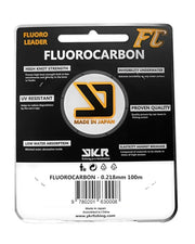 YKR FC Shock Leader Fluorocarbon 0.218 mm 100 m with 4.8 kg strength