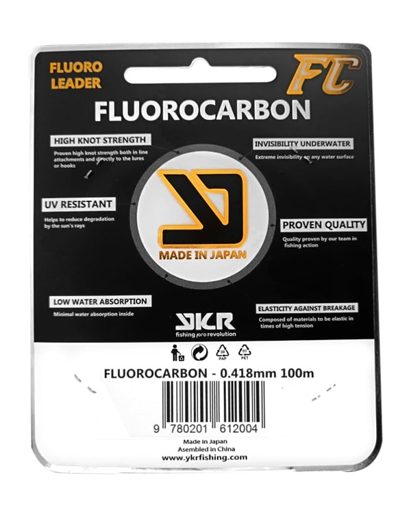 Línea de Fluorocarbono YKR "FC Shock Leader" 0,418mm / 100m