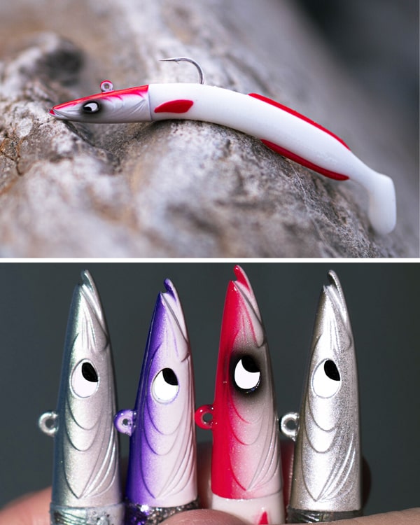 YKR Happy Eel 120 mm Red Gore soft lure with strong visual attraction for predators.
