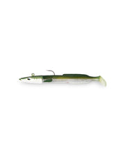 YKR Happy Eel 80 mm Green Natural soft lure with natural sand eel imitation.
