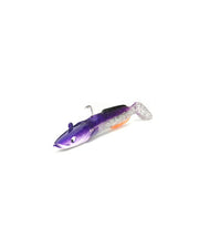 YKR Happy Eel 80 mm Purple Magic soft lure with intense reflective tones.
