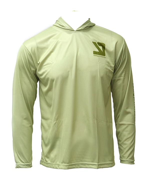 Camiseta Hoodie YKR "Happy" UPF50+ Green