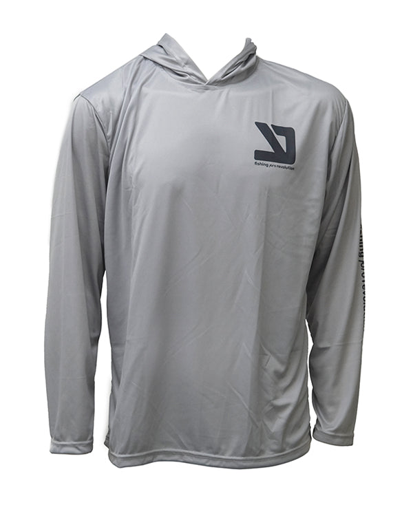 Camiseta Hoodie YKR "Happy" UPF50+ Silver